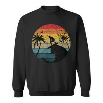 Surfing Vintage Retro Surf Culture Sweatshirt - Monsterry CA