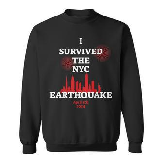I Survived Nyc Earthquake 2024 Sweatshirt | Mazezy