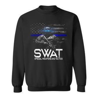 Swat Special Weapons And Tactics Team Police Officer Sweatshirt - Monsterry