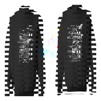 Sweater Unisexe Moto Only The Brave TT, Tee Passion Course Isle of Man - Cadeauxyz