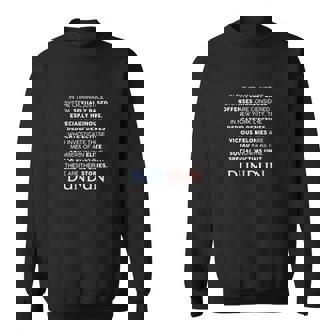 Sweater Unisexe Noir Unité Victimes Spéciales, Texte Série Culte DUN DUN - Cadeauxyz