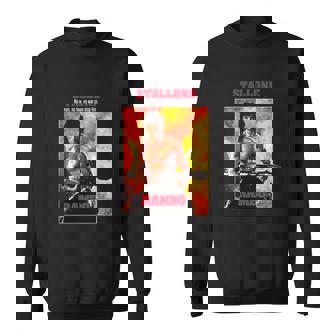 Sweater Unisexe Rambo Film Action, Sylvester Stallone avec Couteau - Cadeauxyz