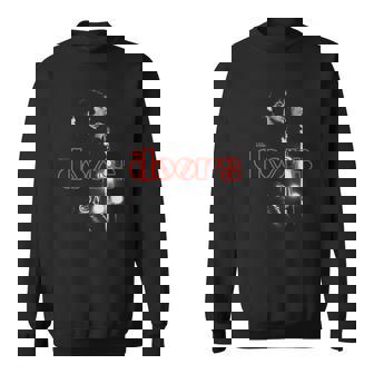 Sweater Unisexe The Doors Noir, Design Vintage pour Fans de Rock - Cadeauxyz