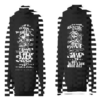 Sweater Unisexe Toujours Être Marin avec Design Voilier pour Amateurs de Navigation - Cadeauxyz