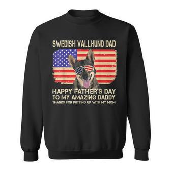 Swedish Vallhund Dad Happy Fathers Day To My Amazing Daddy Sweatshirt - Thegiftio UK