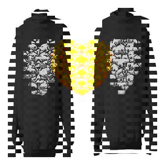 Symbole De Cœur De Canard Amour Mignon Amoureux De Canard Sweater e - Cadeauxyz