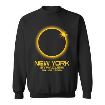 Syracuse New York Ny Total Solar Eclipse 2024 Sweatshirt | Mazezy