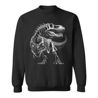 T-Rex Fossil Skeleton Dinosaur Bones Paleontologist Sweatshirt | Mazezy AU