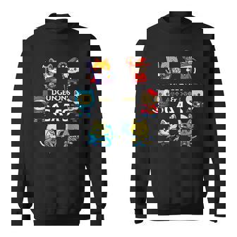 Tabletop Gaming Cats Rpg D20 Nerdy Fantasy Gamer Cat Sweatshirt - Thegiftio UK