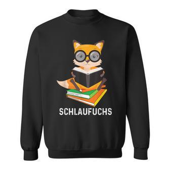 Tabuchs Klugscheisser Besserwisser Fox Slogan Sweatshirt - Seseable