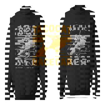 Tacocat Racecar Spelled Backwards Mexican Car Taco Cat Sweatshirt | Mazezy