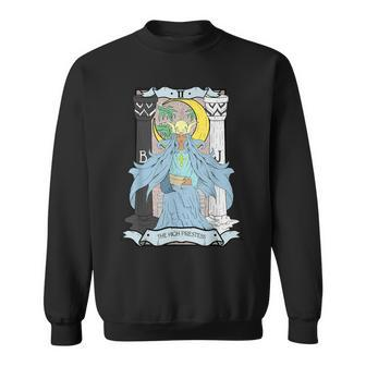 Tarot Card The High Priestess Ii Occult Vintage Color Sweatshirt - Monsterry UK