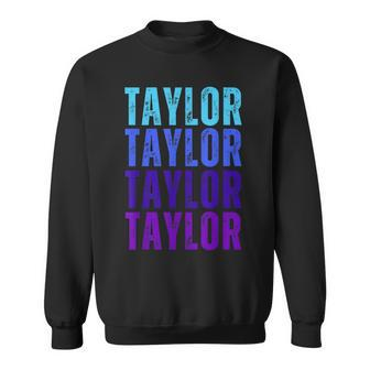 Taylor Personalized Name I Love Taylor Sweatshirt - Seseable