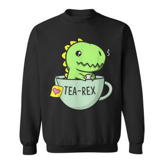 Tea Rex Niedlicher Dinosaurier Tyrannosaurus Rex In Einer Tasse Sweatshirt - Geschenkecke