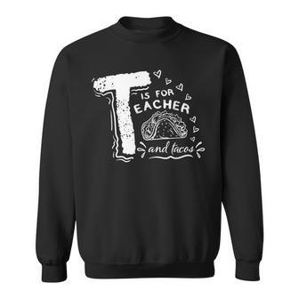 Teacher And Taco Tuesday Cinco De Mayo Teacher Sweatshirt | Mazezy