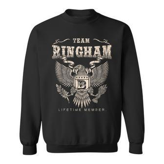 Team Bingham Family Name Lifetime Member Sweatshirt - Monsterry UK