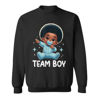 Team Boy Baby Announcement Gender Reveal Party Sweatshirt - Seseable