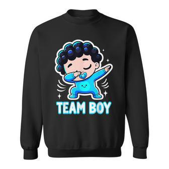 Team Boy Baby Gender Reveal Party Announcement Sweatshirt | Mazezy