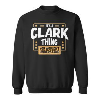 Team Clark Family Member Sweatshirt - Monsterry
