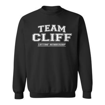 Team Cliff Proud Family Name Surname Sweatshirt - Seseable