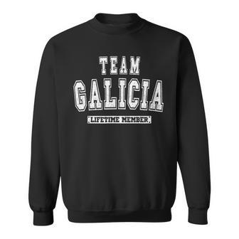 Team Galicia Lifetime Member Family Last Name Sweatshirt - Seseable
