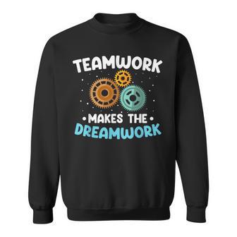 Team Work Makes The Dream Work Teamwork Sweatshirt - Monsterry