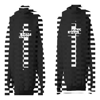 Techno Religion Cruz Blanca Regalo Techno Camiseta Camisa de entrenamiento - Regaloses