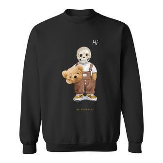 Teddy Be Severed Bear Yourself Head Off Costume Party Cute Sweatshirt - Monsterry UK