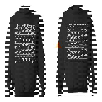 Telemark Ski Be Different Free Heel Skiing Sweatshirt - Thegiftio UK
