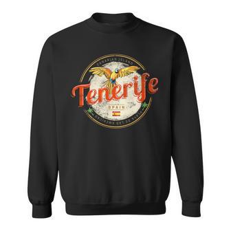 Teneriffa Papagei Kanarische Inseln Spanienintage Souvenir S Sweatshirt - Geschenkecke