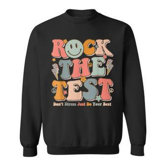 Testing Day Donut Stress Just Do Your Best Cute Sweatshirt - Monsterry