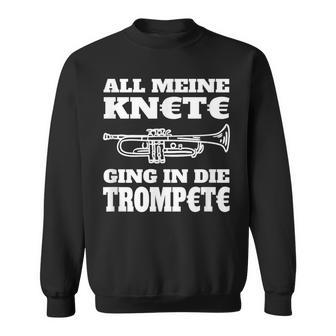 Teure Trumpet Knete Klassik Blasmusik Blasmusik Black Sweatshirt - Seseable