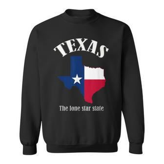 Texas The Lone Star State Sweatshirt - Monsterry