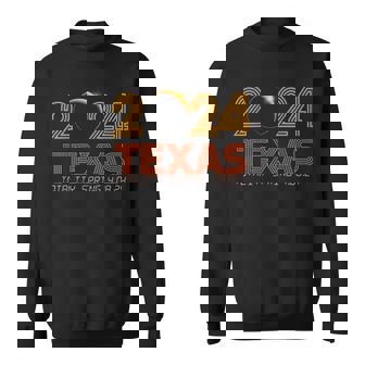 Texas Solar Eclipse 2024 Party Total Usa Map Totality Sweatshirt - Thegiftio