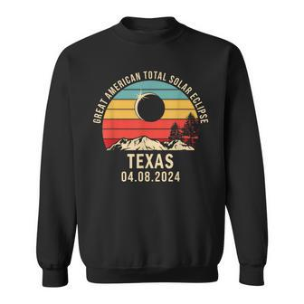 Texas Total Solar Eclipse 2024 Totality 2024 Sweatshirt - Monsterry