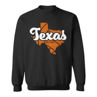 Texas Volleyball Retro Script Sweatshirt - Monsterry AU