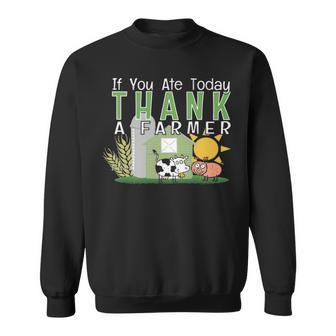 Thank A Farmer – Farmers Market – Agriculture Sweatshirt | Mazezy