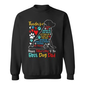 Thanks For Loving Happy Father's Day Best Dog Dad Owner Sweatshirt - Thegiftio UK