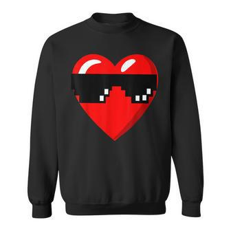 Thug Heart MenWomenYouth Valentines Sweatshirt - Monsterry CA