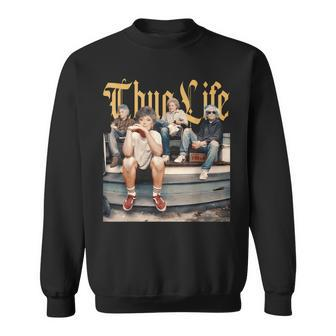 Thug Life Stay Golden Gilrs Vintage Sweatshirt | Mazezy