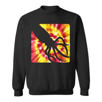 Tie Dye Squid For Squid Lovers Sweatshirt - Monsterry UK