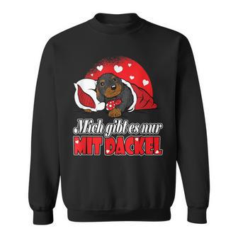 Tierfreunde Dackel Welpe Marienkäfer Spritzhaar Sweatshirt - Seseable