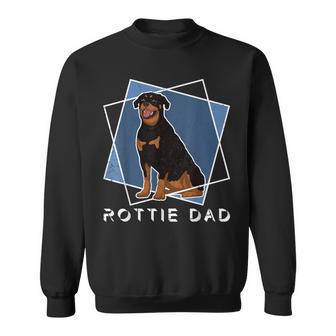 Tierliebhaber Herren Haustier Hund Papa Rottie Papa Rottweiler Sweatshirt - Geschenkecke