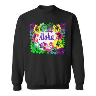 Tiki Party Hawaiian Luau Party Family Vacation Sweatshirt - Monsterry CA