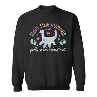 Tiny Humans Peds Medical Assistant Pediatric Med Assistant Sweatshirt - Monsterry