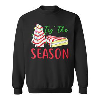 Tis The Season Little-Debbie Christmas Tree Cake Holiday Sweatshirt | Mazezy