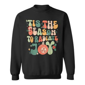 Tis The Season To Radiate Joy Xray Tech Radiology Christmas Sweatshirt | Mazezy