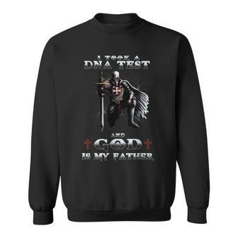 I Took A Dna Test And God Is My Father Knight Templar Sweatshirt - Monsterry
