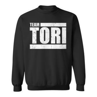 The Tori Challenge Team Tori Distressed Sweatshirt - Monsterry CA