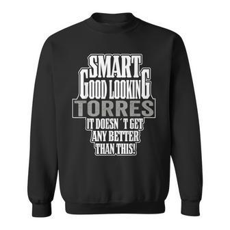 Torres Surname Last Name Family Reunion Matching Sweatshirt - Seseable